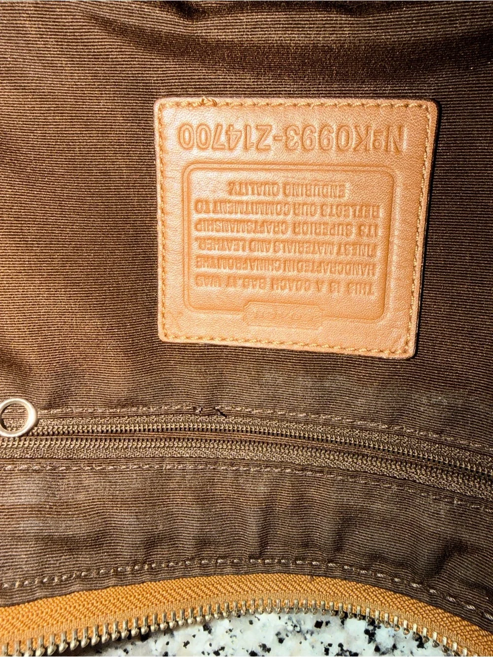 Coach classic brown